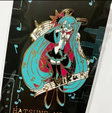 혁잠전 개인전 3원색의 비망록 핀 배지 하츠네 미쿠