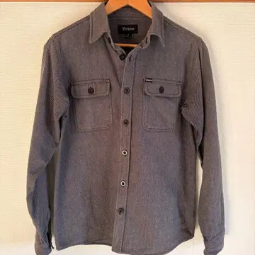 BRIXTON 긴팔 셔츠 100% 코튼 S 사이즈