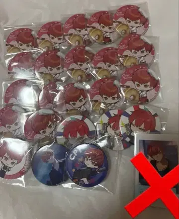 CR CPT crazy raccoon 캔뱃지 묶음 판매