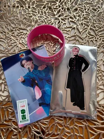 더 슈퍼 후르츠 마츠모토 유키 아크릴 스탠드 포토 카드 리스트 밴드 세트