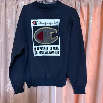 챔피온 그래픽 맨투맨 네이비 L large