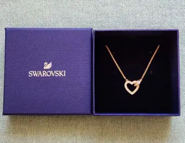 SWAROVSKI 하트 골드 목걸이