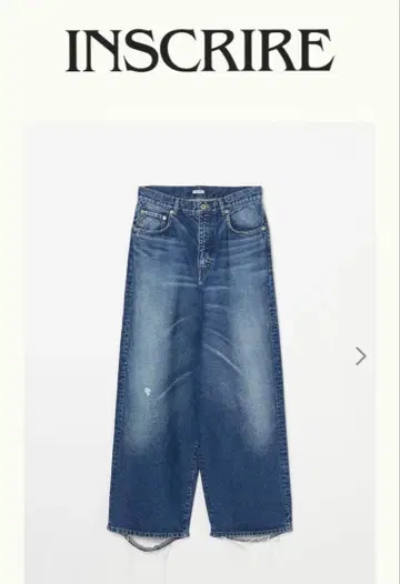 INSCRIRE 아스크리아 / 데님 루즈 핏 팬츠 32