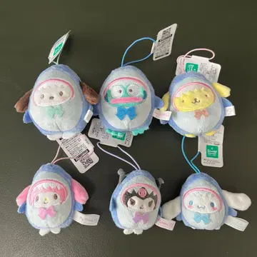[익명 배송] 산리오 동물 인형옷 마스코트 시리즈 ~상어 편~ 총 6종