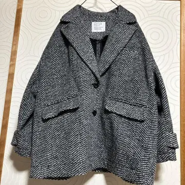 BAYFLOW 헤링본 피 코트 size 2