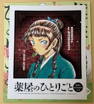 약사의 혼잣말 폴라로이드풍 포토 카드 시크릿 아오야마 고쇼 고양이