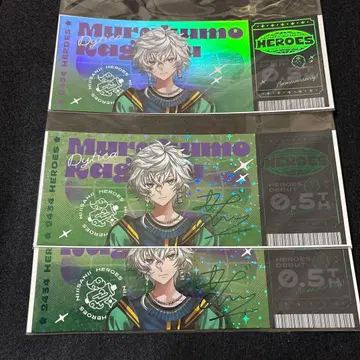 무라쿠모 카게츠 니지산지 HEROES 하프애니메이션 홀로그램 티켓