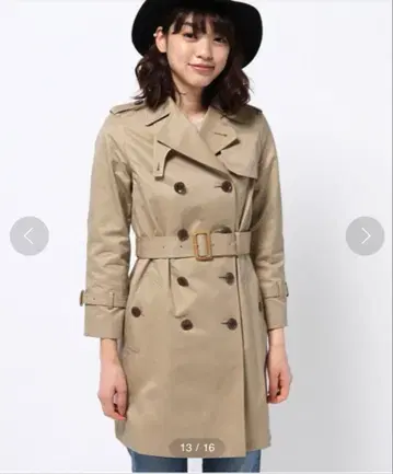 allureville 베이지 베이직 트렌치코트 사이즈 0