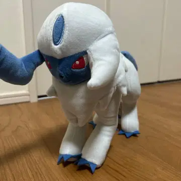 앱솔 봉제 인형 화이트 블루