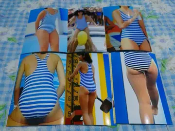 80년대 아이돌 브로마이드 하야미 유 수영 대회 L 사이즈 6장