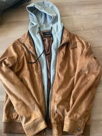 ZARA 후드 부착 자켓 USA L 사이즈