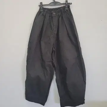 HARVESTY 블랙 서커스 팬츠