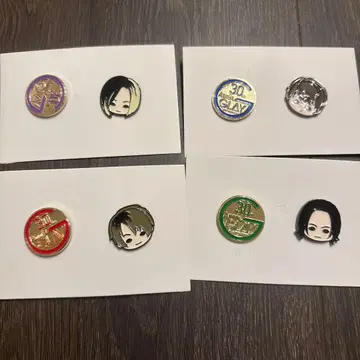 GLAY 1회차 복권 핀 배지