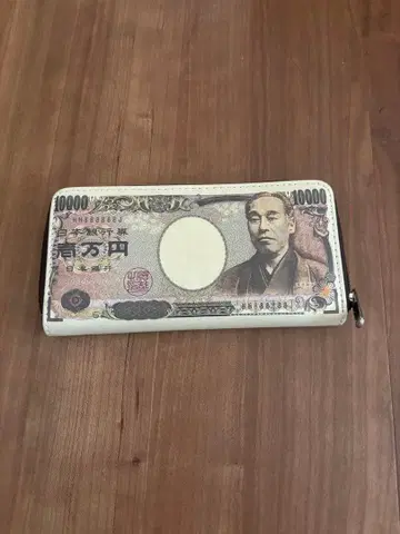 장지갑 지폐 패턴 레트로 만엔권