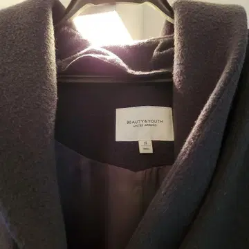 BEAUTY & YOUTH 체스터 코트 S 사이즈 다크 그레이