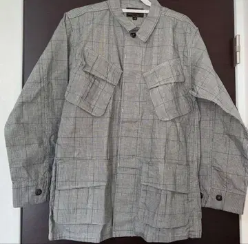 페로우즈 정글 퍼티그 자켓 L 사이즈 그레이 계열 체크 새상품