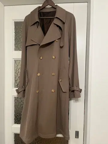 랄프 로렌 퍼플 라벨 코튼 트렌치코트