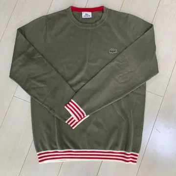 라코스테 LACOSTE 스웨터 사이즈 4 모스그린 남성용
