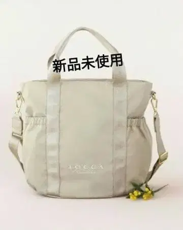 [ 미사용 새상품 ] 토카 SANA SIDEPOCKET TOTE 토트백