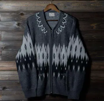 [ 미사용 ] pablo vinci Zip knit cardigan L