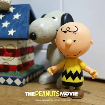 찰리 브라운 레트로 피규어 스누피 피넛 인형