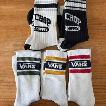 porkchop vans 양말 5족 세트