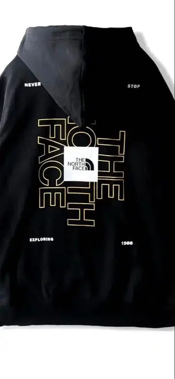 THE NORTH FACE 블랙 후드티 일본 미발매