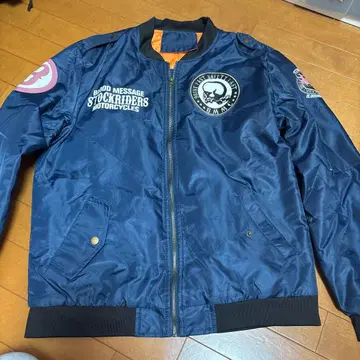 STOCKRIDERS MA-1 자켓 네이비