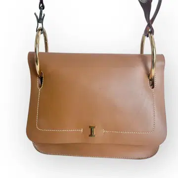 IACUCCI 이아쿠치 숄더백 브라운 심플 링 숄더