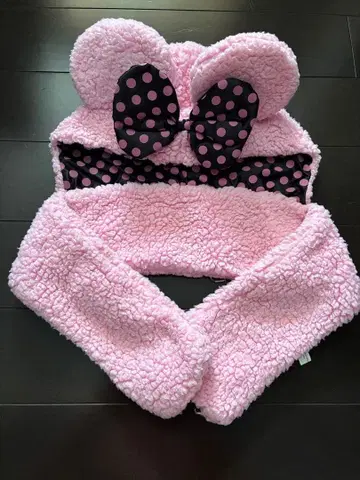 디즈니 핑크 모자