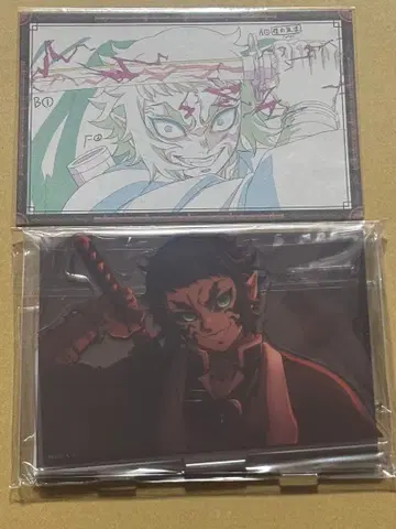 귀멸의 칼날 장면 그대로 아크릴 스탠드 나눔 포스카 카이가쿠 1