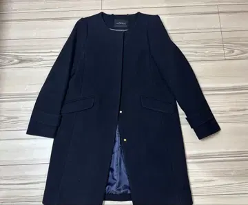 UNITED ARROWS 네이비 롱 코트