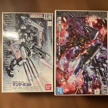 최초 한정판 HG FA-78 풀 아머 건담 & 사이코 자쿠