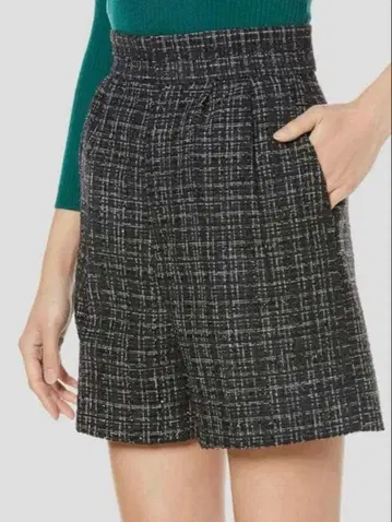 셀포드 트위드 숏팬츠 (블랙 계열)