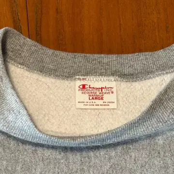 챔피온 맨투맨 빨간색 택