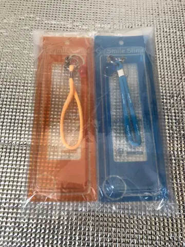 드래곤 퀘스트 스마일 슬라임 슬라임 반지 스트랩 블루 & 오렌지