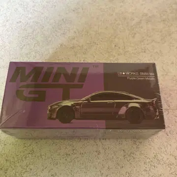 MINI GT 228 LB WORKS BMW M4 보라색 그린 메탈릭