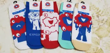미사용 새상품 EXPO 2025 미야쿠미야쿠 양말 5켤레 세트 만박