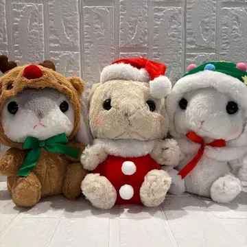 토끼 봉제 인형 크리스마스