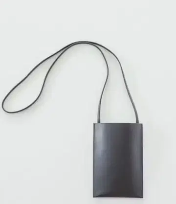 NORMALLY 가죽 파우치 S 사이즈 그레이