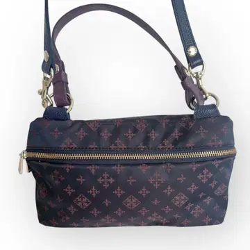 러셋 2way 숄더백 핸드백 네이비 사선