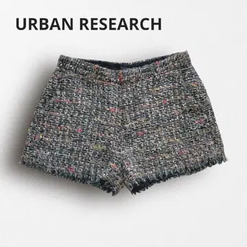 Y6191 [어반 리서치] 트위드 숏팬츠 성숙/러블리 겨울 그레이