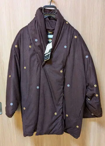 SOUSOU 소우소우 샴브레이 셔츠 충전솜 이중 기모노