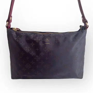 russet 러셋 숄더백 네이비 사선 가케 심플 나일론