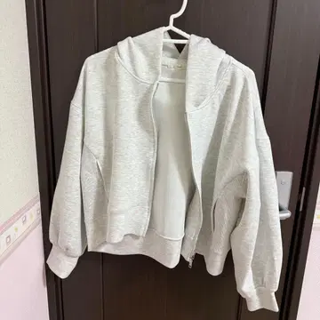 CIAOPANIC 그레이 지퍼 후드티