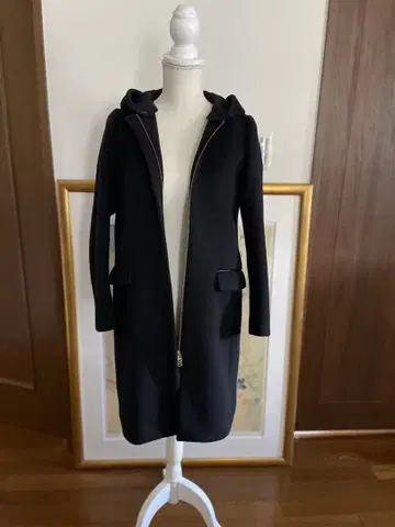 IENA 이에나 후드 부착 코트 블랙 S