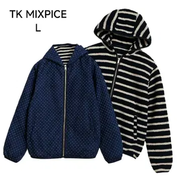 TK MIXPICE 리버서블 후드티 L / reversible