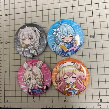 극락탕 캔뱃지 4개 세트