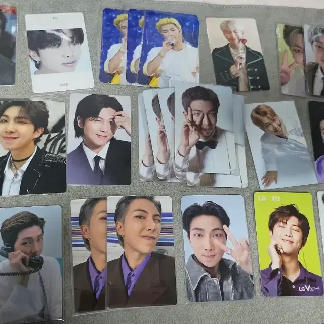 bts 방탄 남준 rm 포토 카드 모음