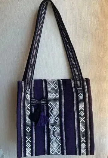 [ 토트백 ] 화양 모두에 초목 염색 깊은 색감 멕시코 타페테 튼튼함